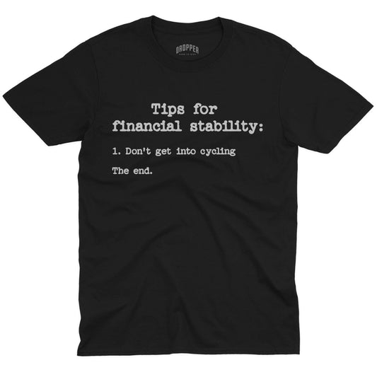 Finance Advice T-Shirt Black