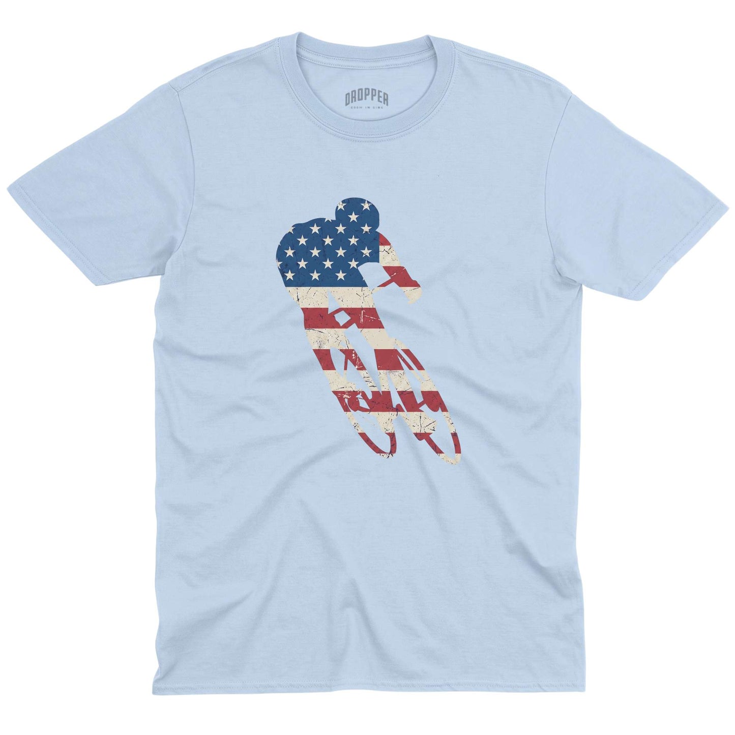 USA Road T-Shirt Light Blue