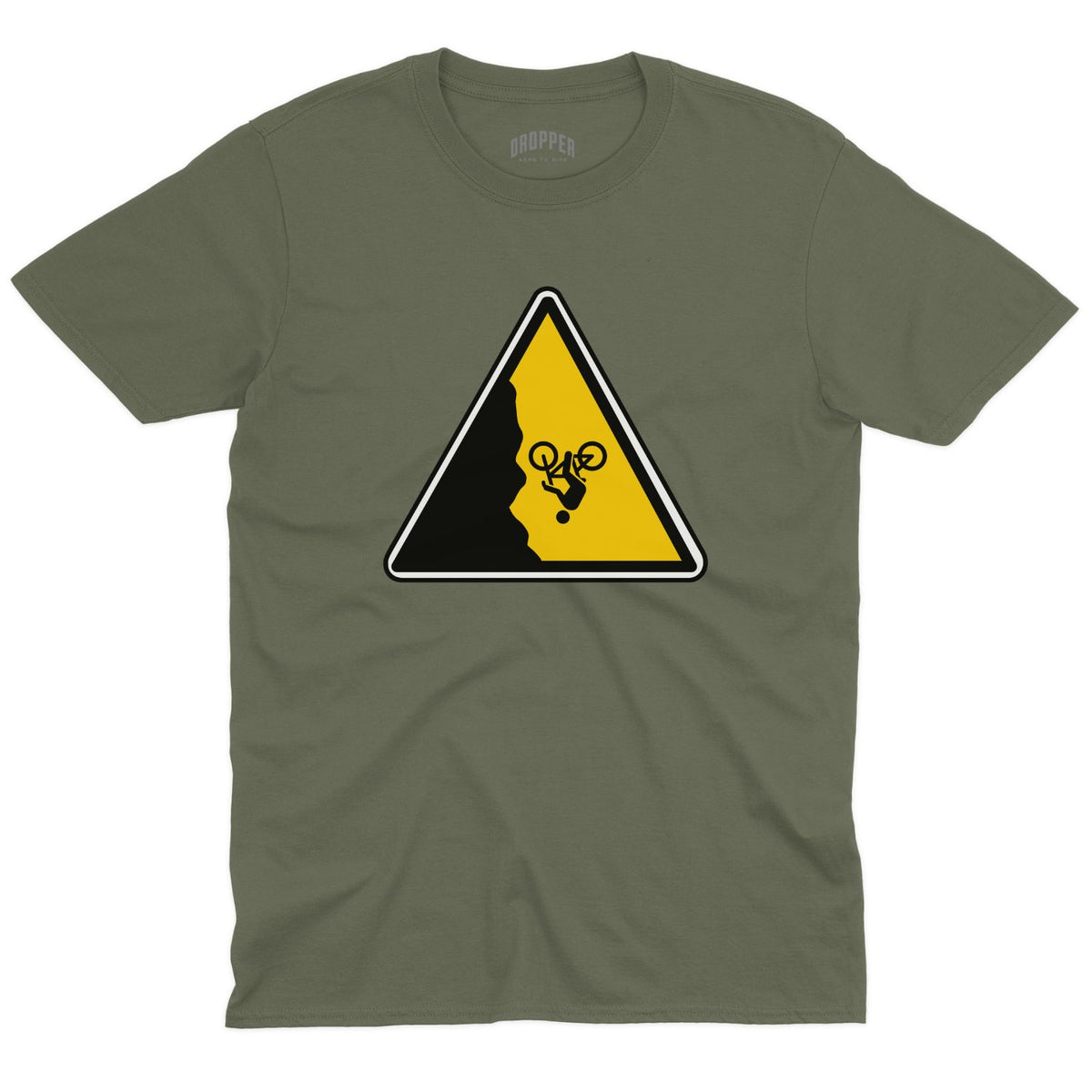 Warning T-Shirt Military Green