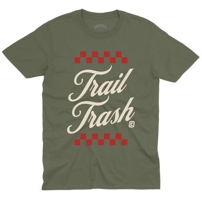 Trail Trash T-Shirt Military Green