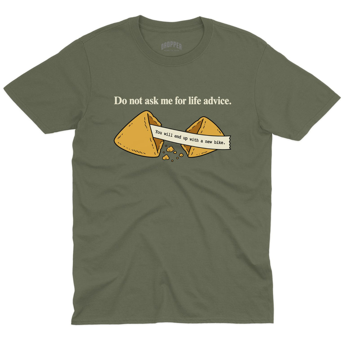 Fortune Cookie T-Shirt Military Green