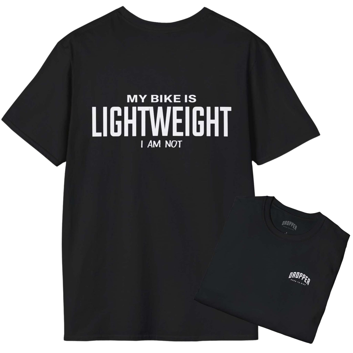 I Am Not [Back Print] T-Shirt Black