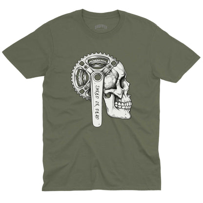 Shred Or Dead T-Shirt Military Green