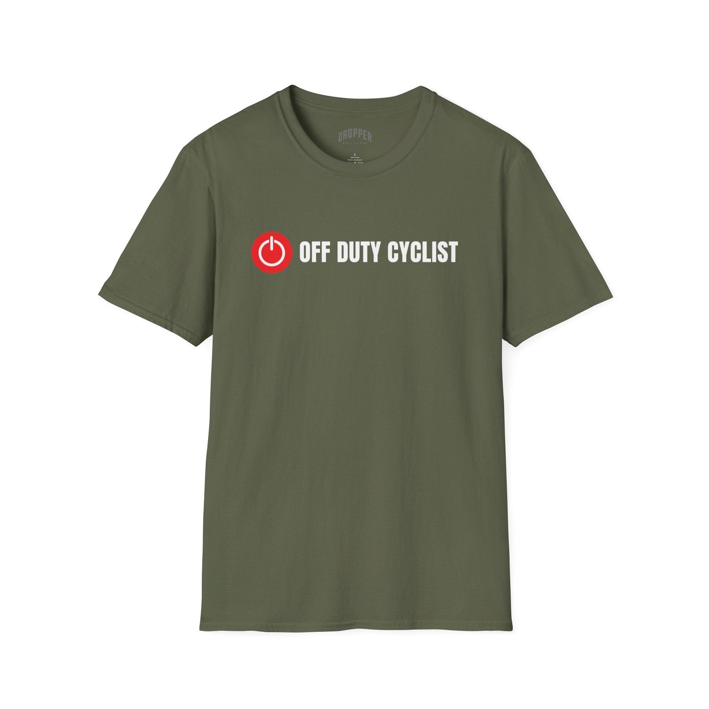 Off Duty Cyclist T-Shirt Military Green