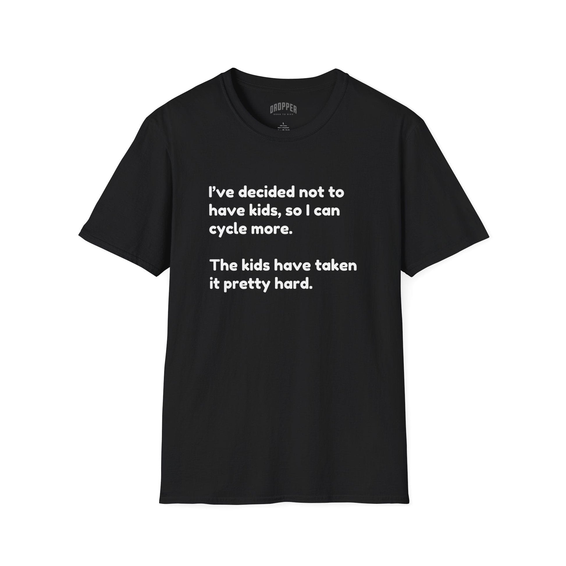 No Kids T-Shirt Black