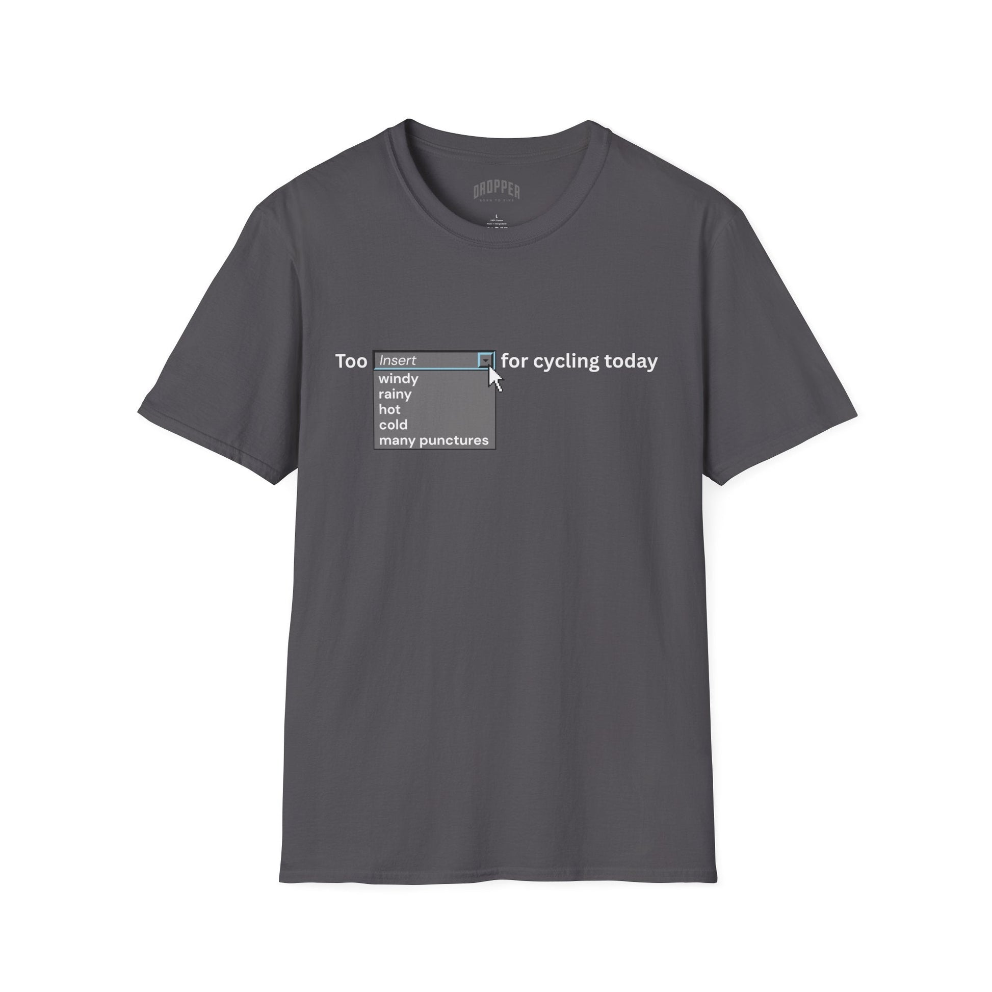 Excuses T-Shirt Charcoal