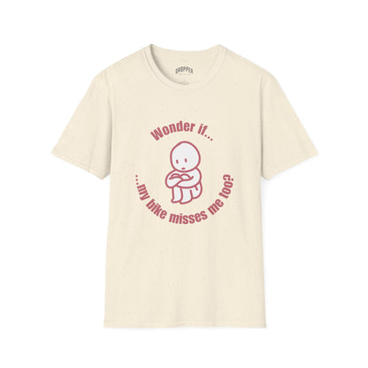 My Bike Misses Me T-Shirt Natural