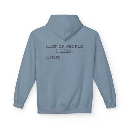People I Like Hoodie Stone Blue