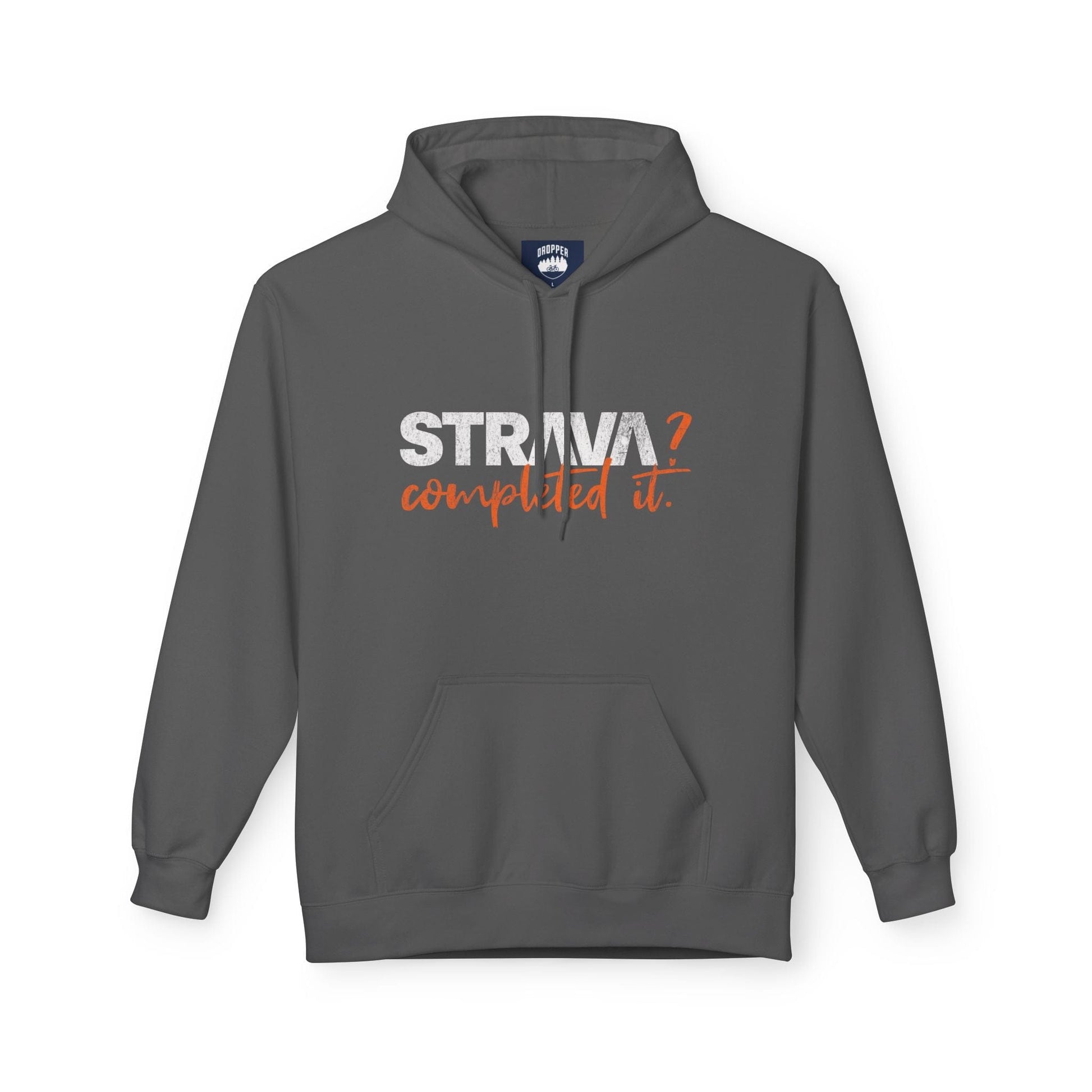 Strava? Completed It. Hoodie Charcoal