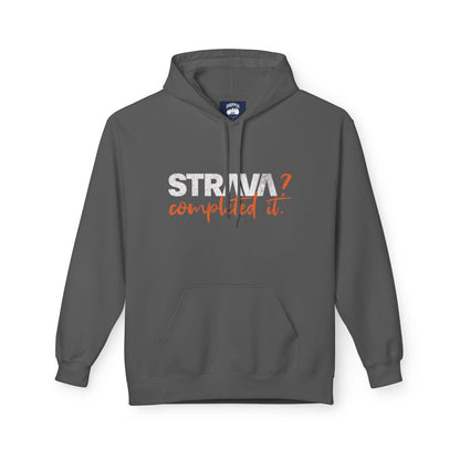 Strava? Completed It. Hoodie Charcoal