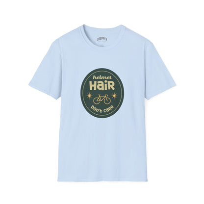 Helmet Hair T-Shirt Light Blue