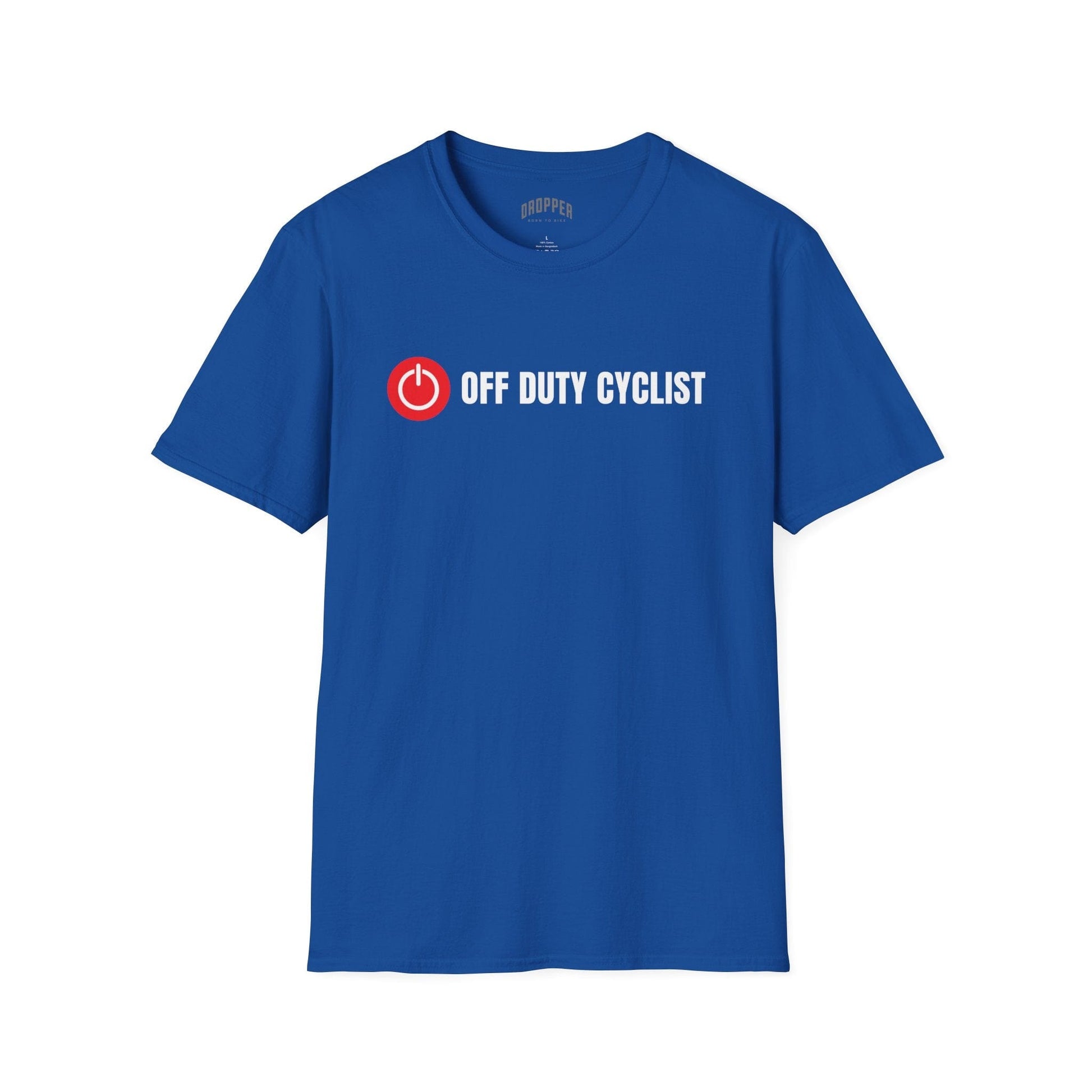 Off Duty Cyclist T-Shirt Royal