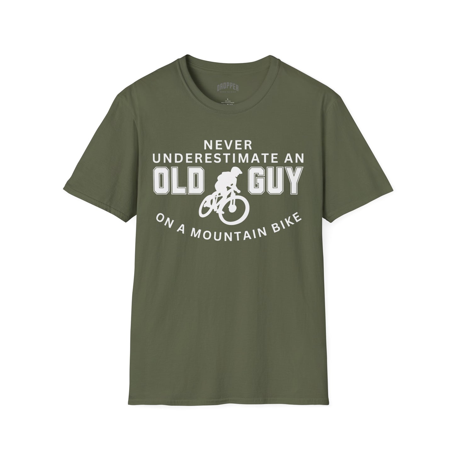 Never Underestimate An Old Guy MTB T-Shirt