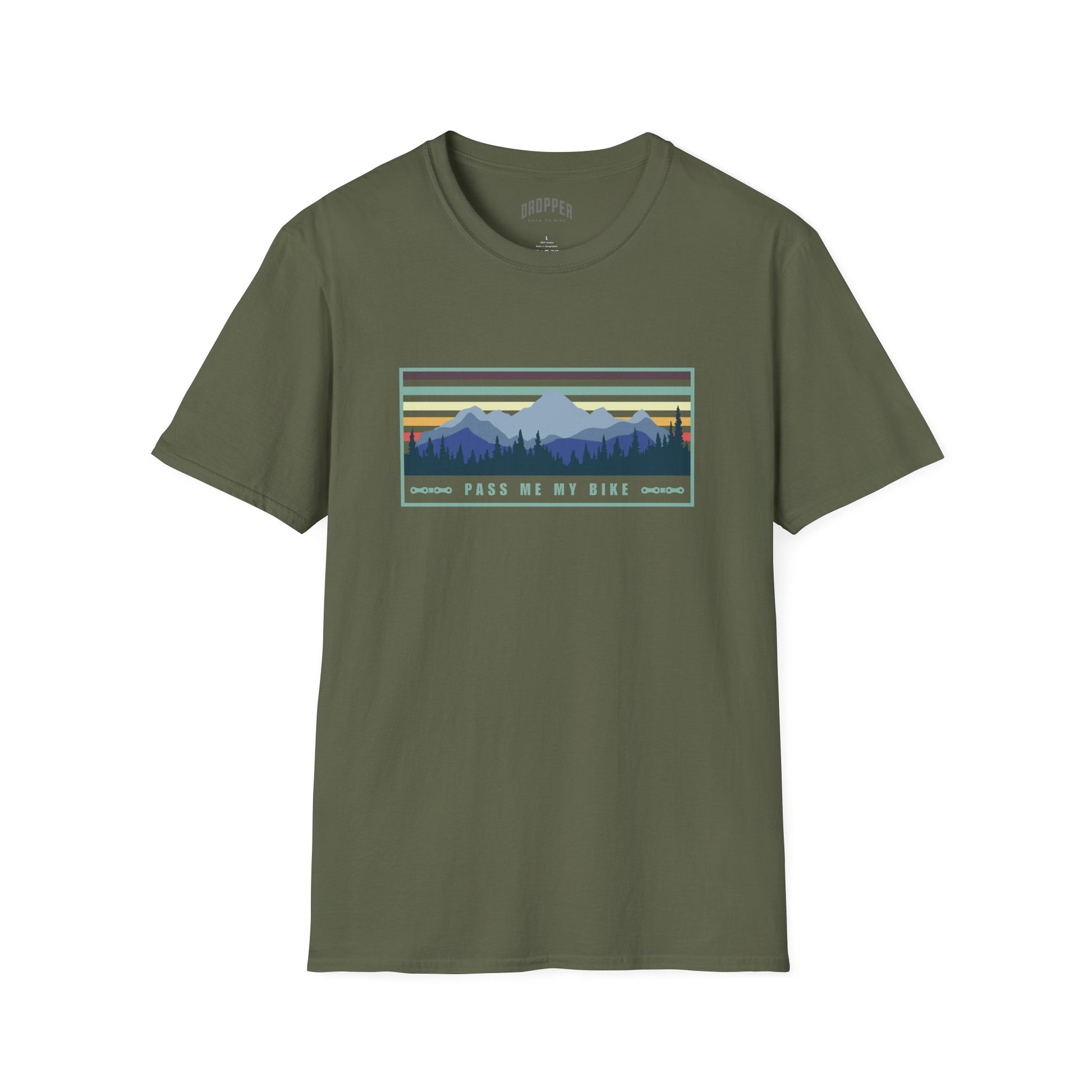 Pass My Bike T-Shirt Military Green