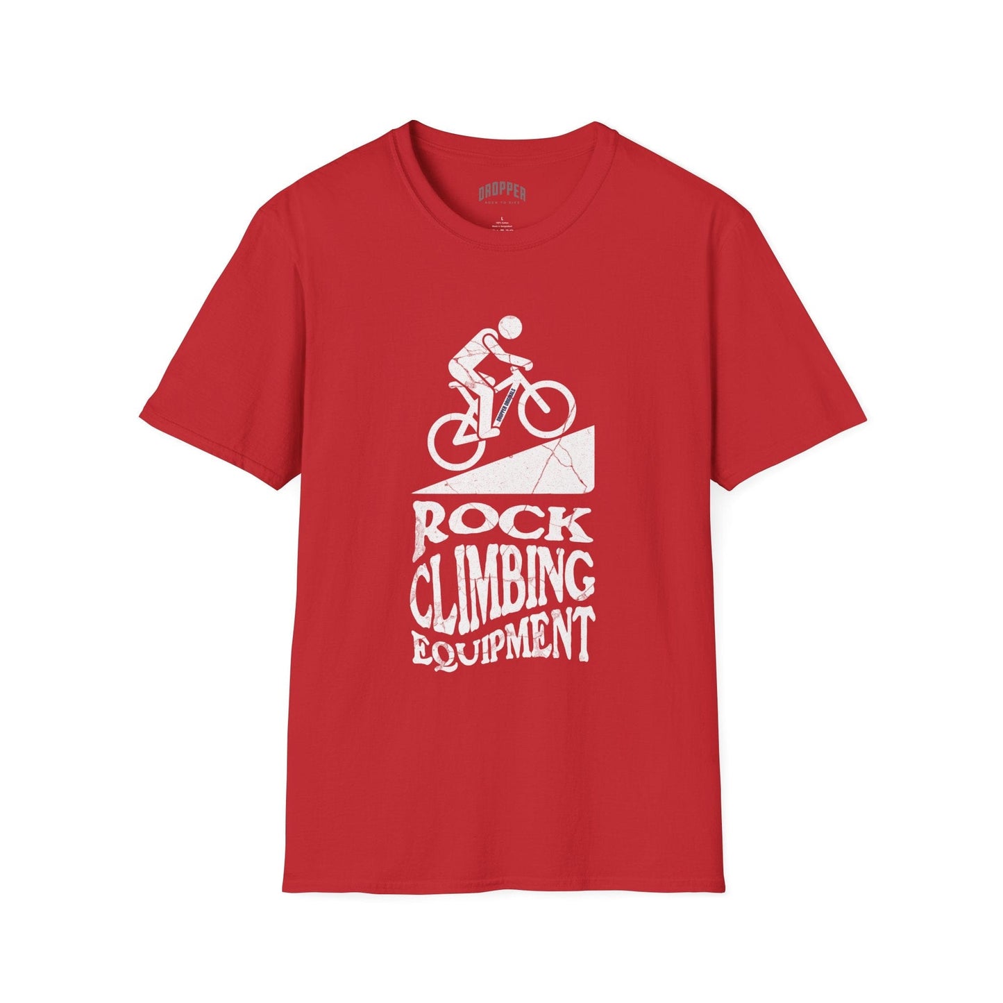 Rock Climbing T-Shirt Red