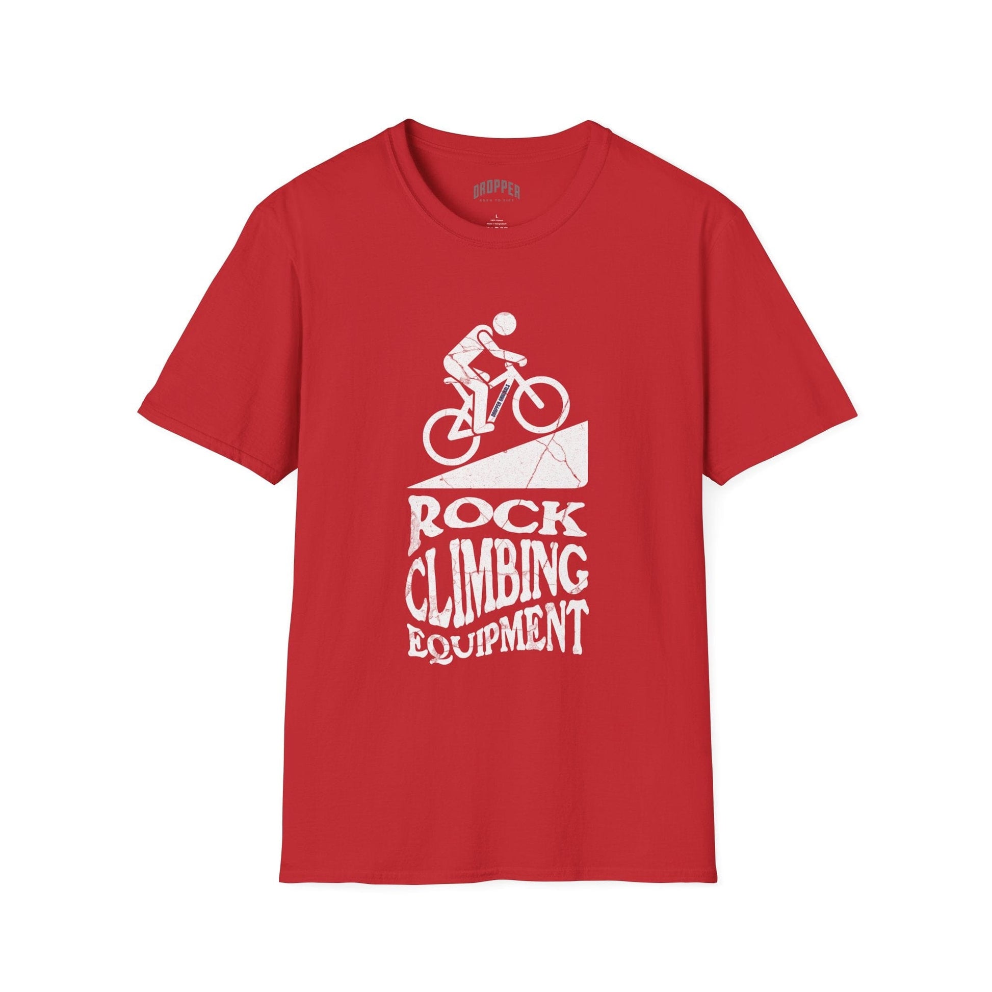 Rock Climbing T-Shirt Red