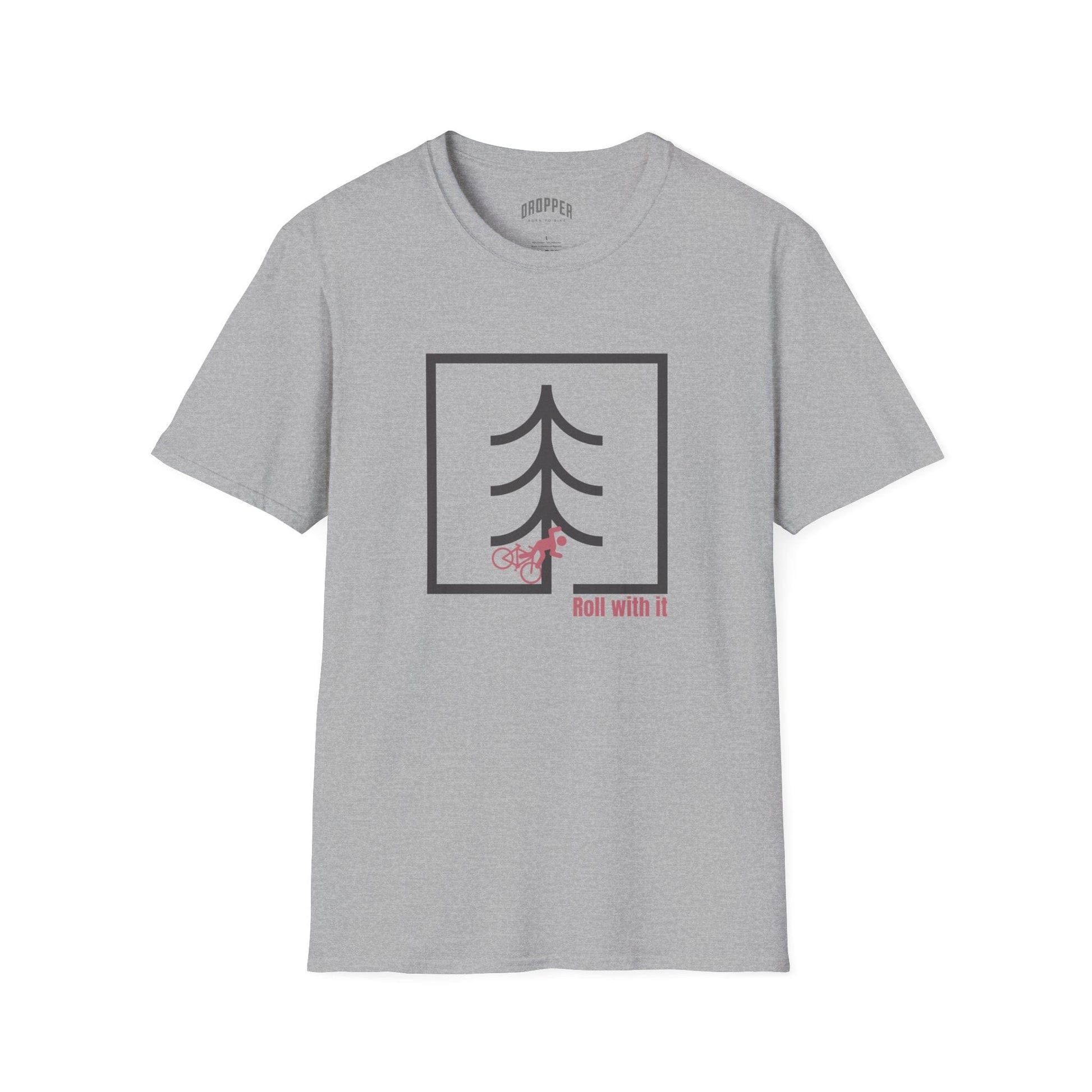 Roll With It T-Shirt Sport Grey