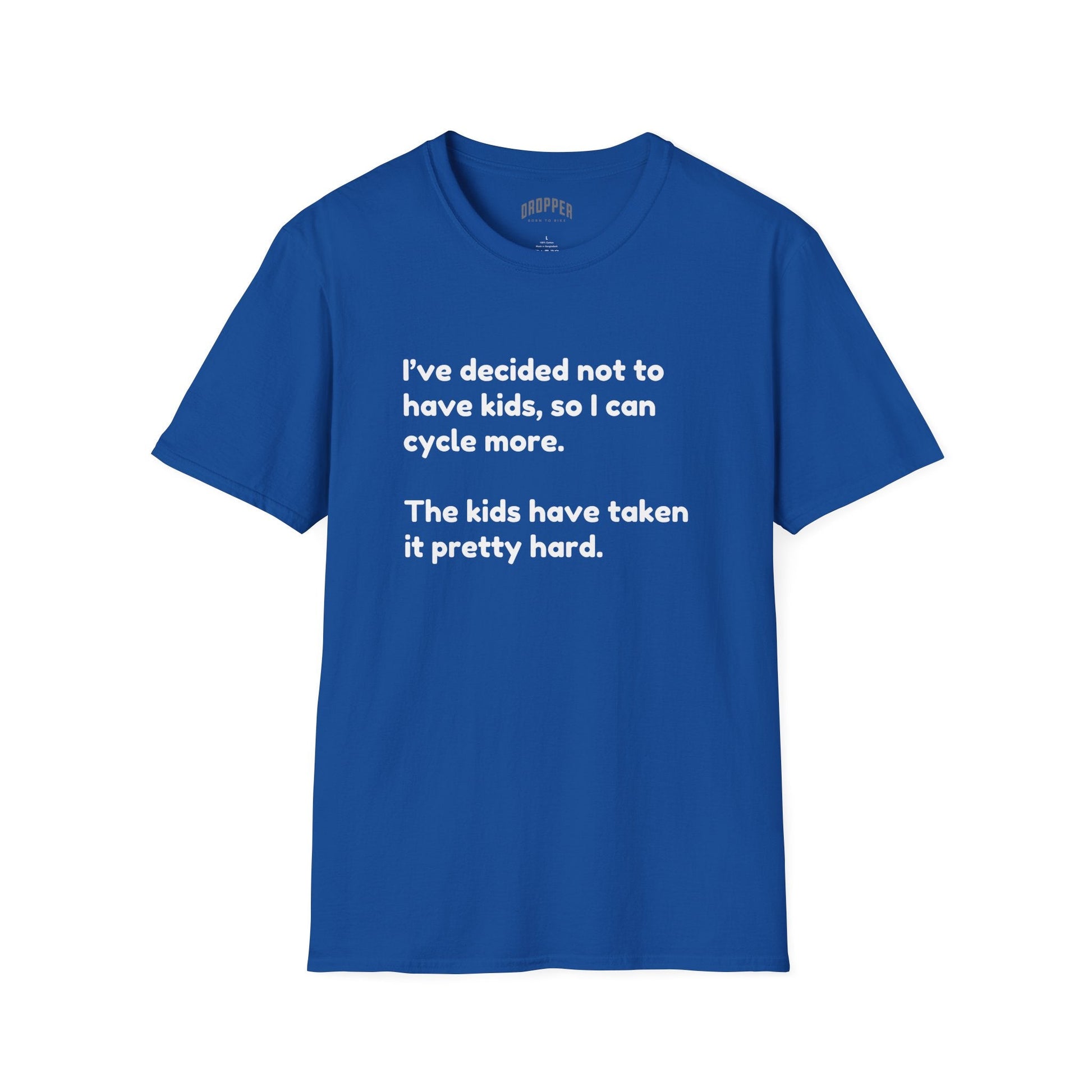 No Kids T-Shirt Royal