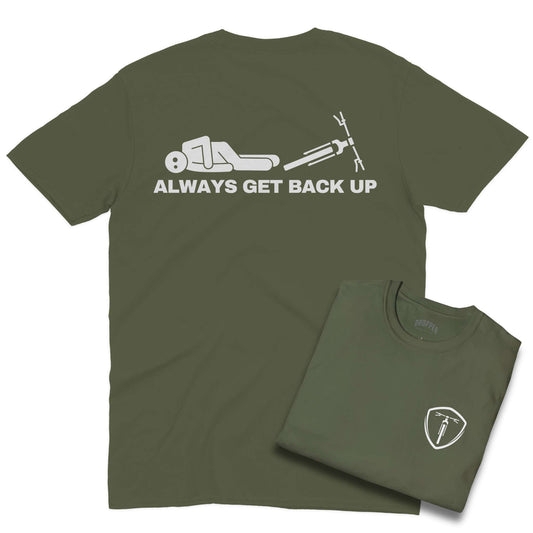 Always Get Back Up [Back Print] Shirt