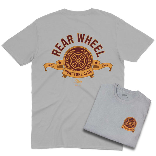 Rear Wheel Puncture Club [Back Print] Shirt