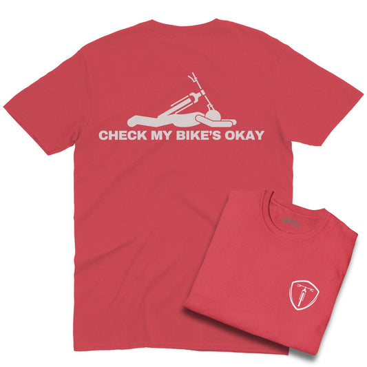 Check My Bike's Okay [Back Print] Shirt