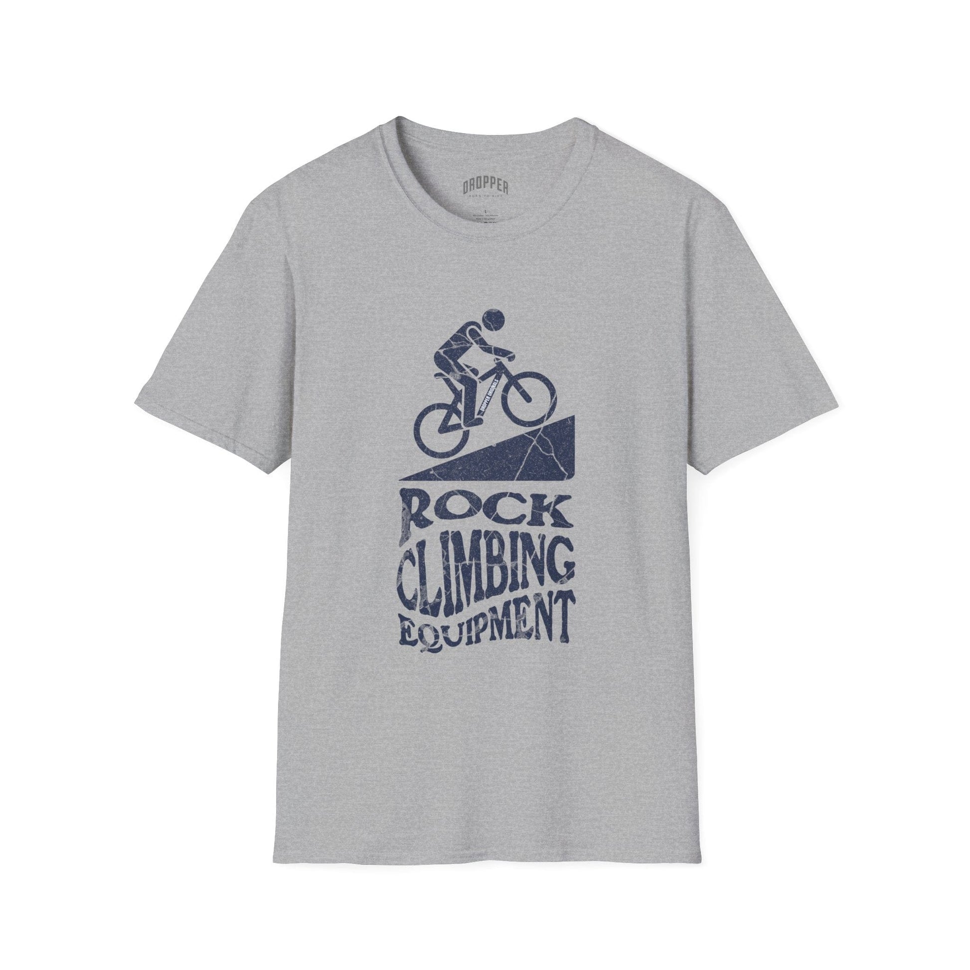 Rock Climbing T-Shirt Sport Grey