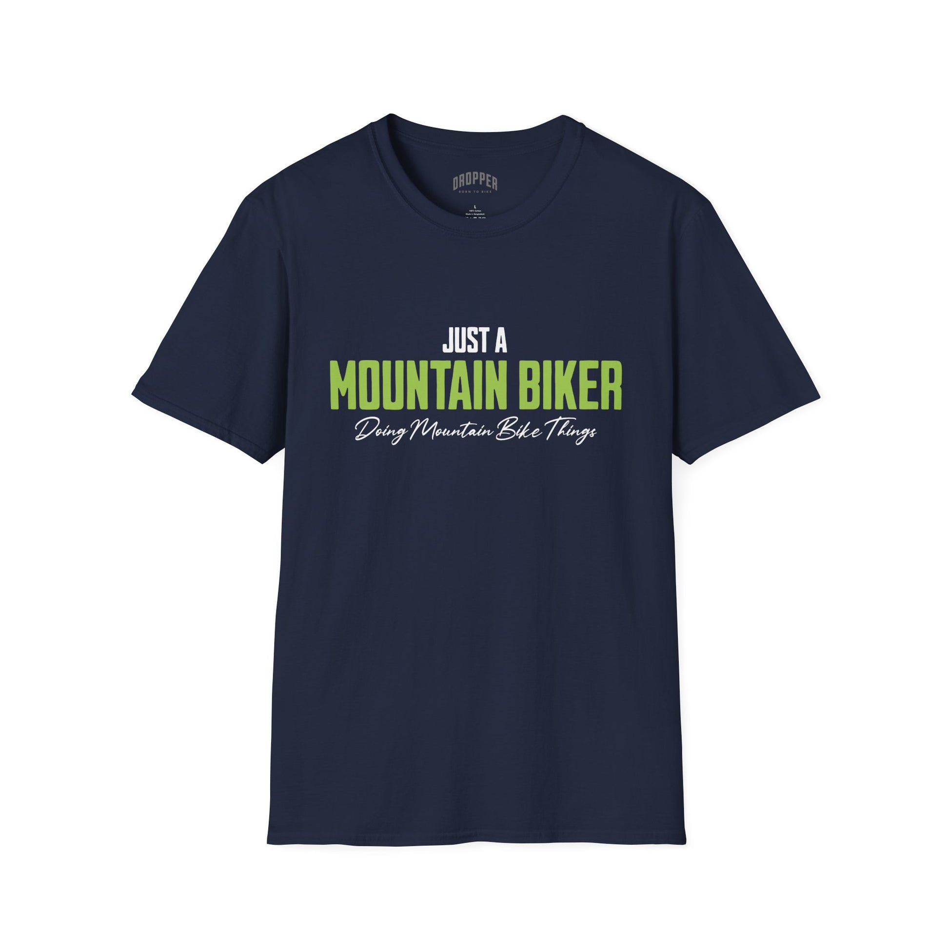 Just a Mountain Biker T-Shirt Navy