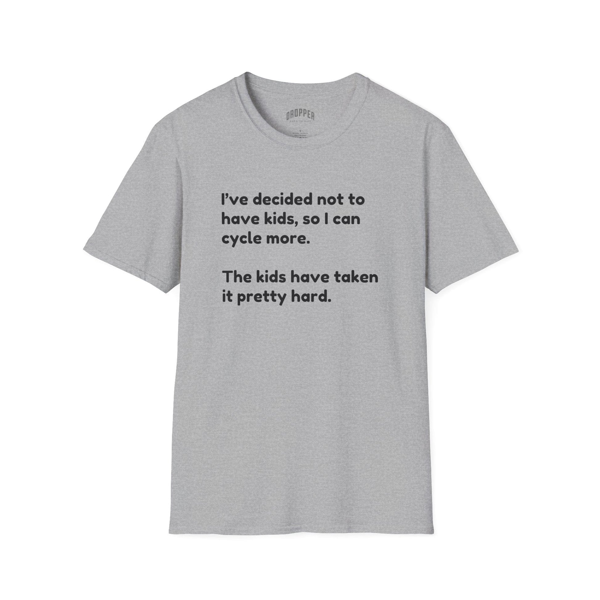 No Kids T-Shirt Sport Grey