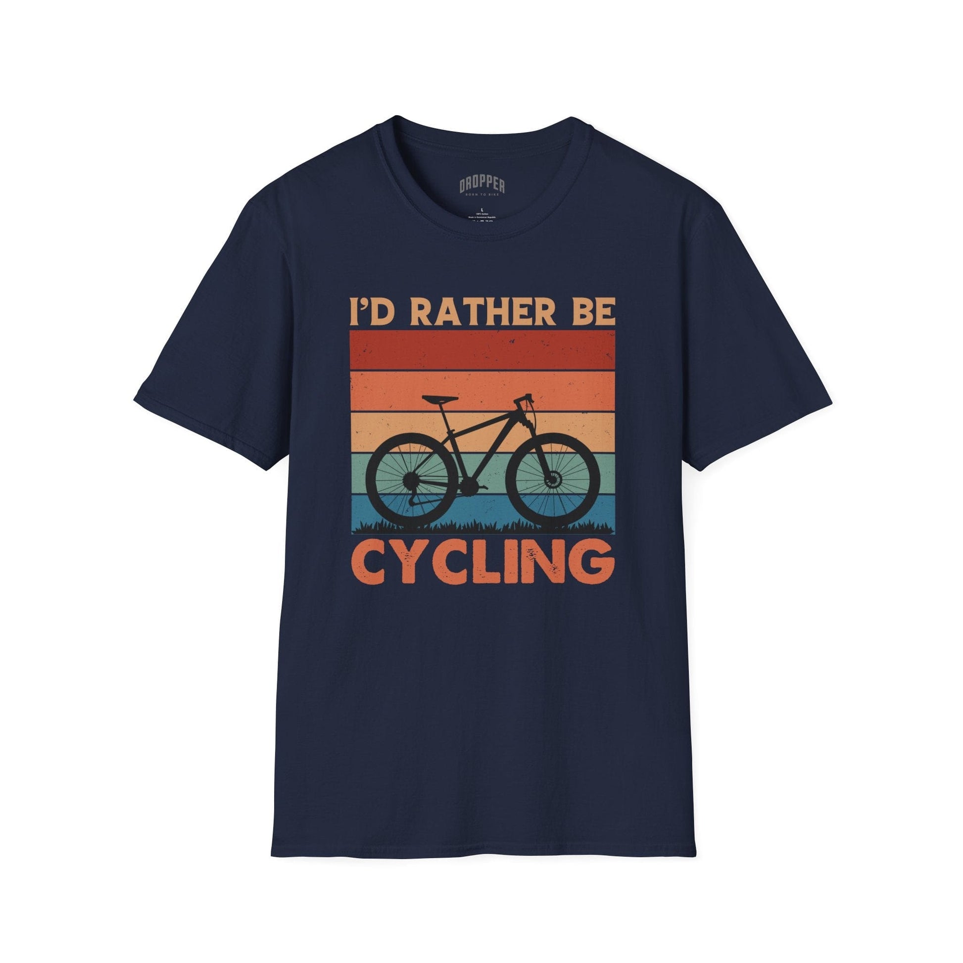 bike t-shirt mountainbike I'd Rather Be Cycling T-Shirt Black / M