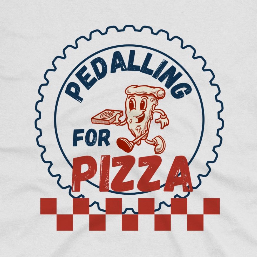 Pedalling For Pizza T-Shirt